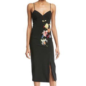 Cushnie Et Ochs 2 Black Ivana 3-D Dress NWT CL63